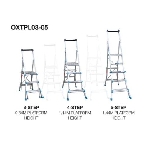 Easy Access Trade Series Telescopic Platform Ladder