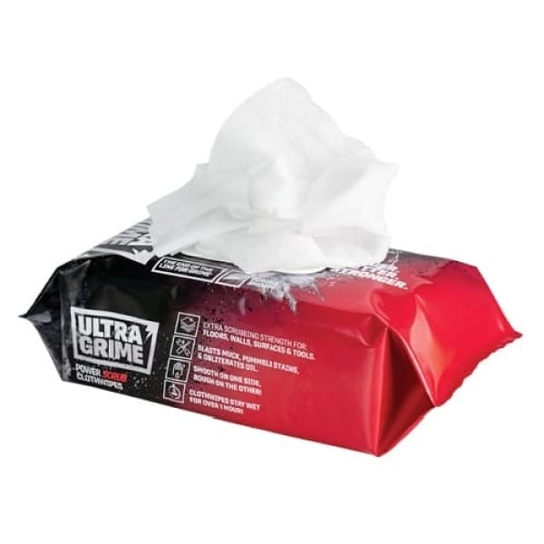 Ultragrime Pro Power Scrub Wipes