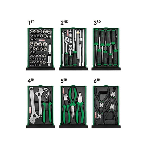 Toptul Green Tool Kit 186pc