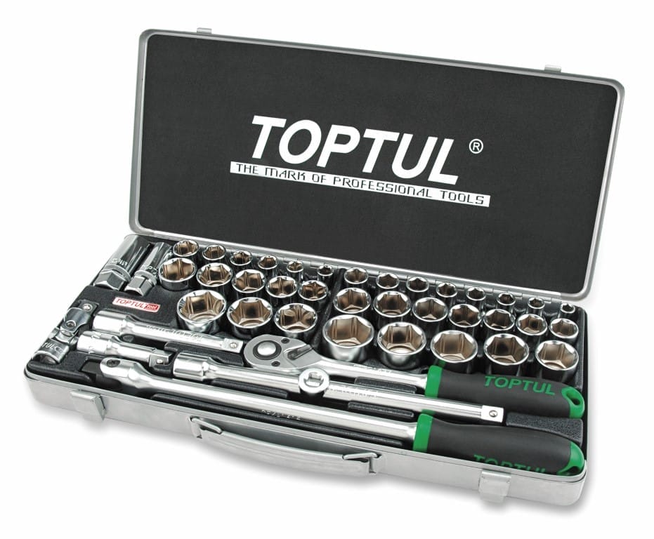 Toptul Socket Set 1/2" 43pc - Tradextra | Painting and Decorating Supplies