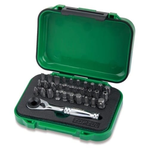 Toptul Ratchet Screwdriver, Bit & Socket Set