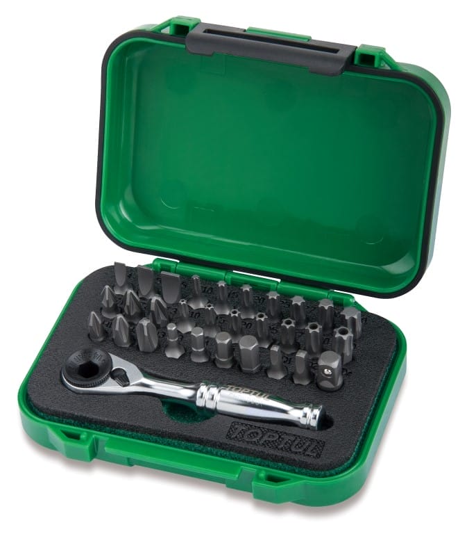 Toptul Ratchet Screwdriver, Bit & Socket Set