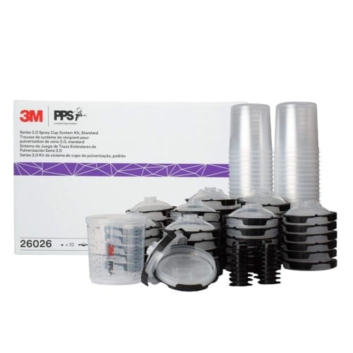 3M PPS Spray Cups 650ml Box.50