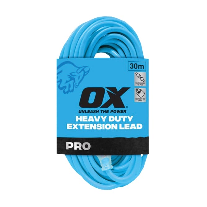 OX Extra Heavy Duty Extension Lead 30m
