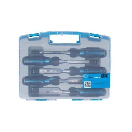 OX Pro 5 piece Wood Chisel Set