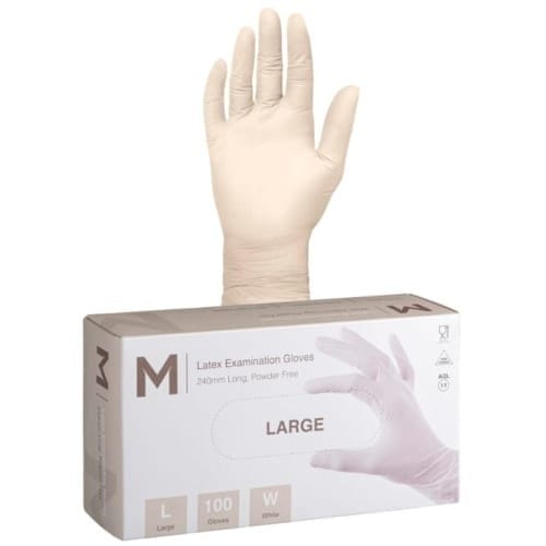 Selfgard 330 Latex Powder Free Gloves Box.100