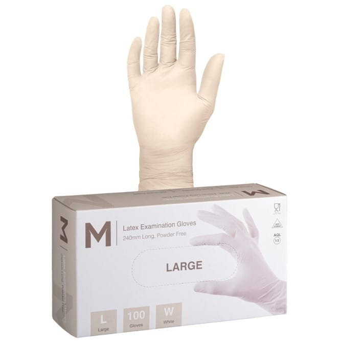 Selfgard 330 Latex Powder Free Gloves Box.100