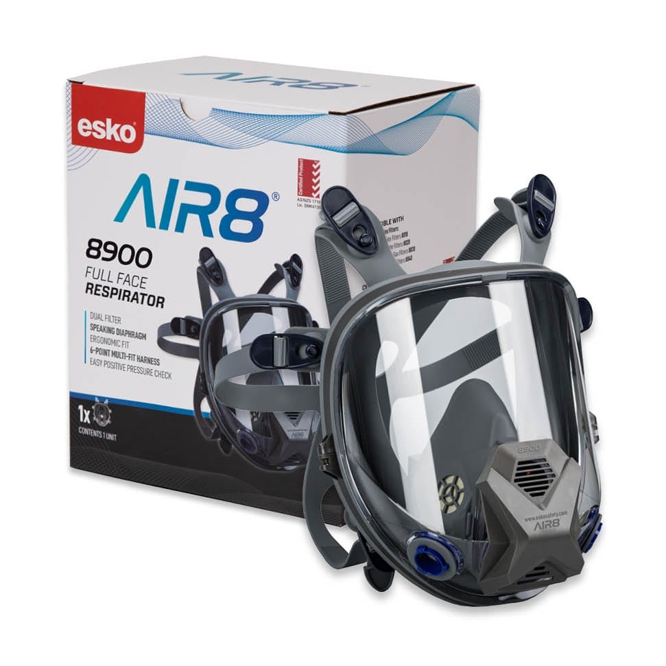 Esko AIR8 8900 Full-Face Silicone Respirator