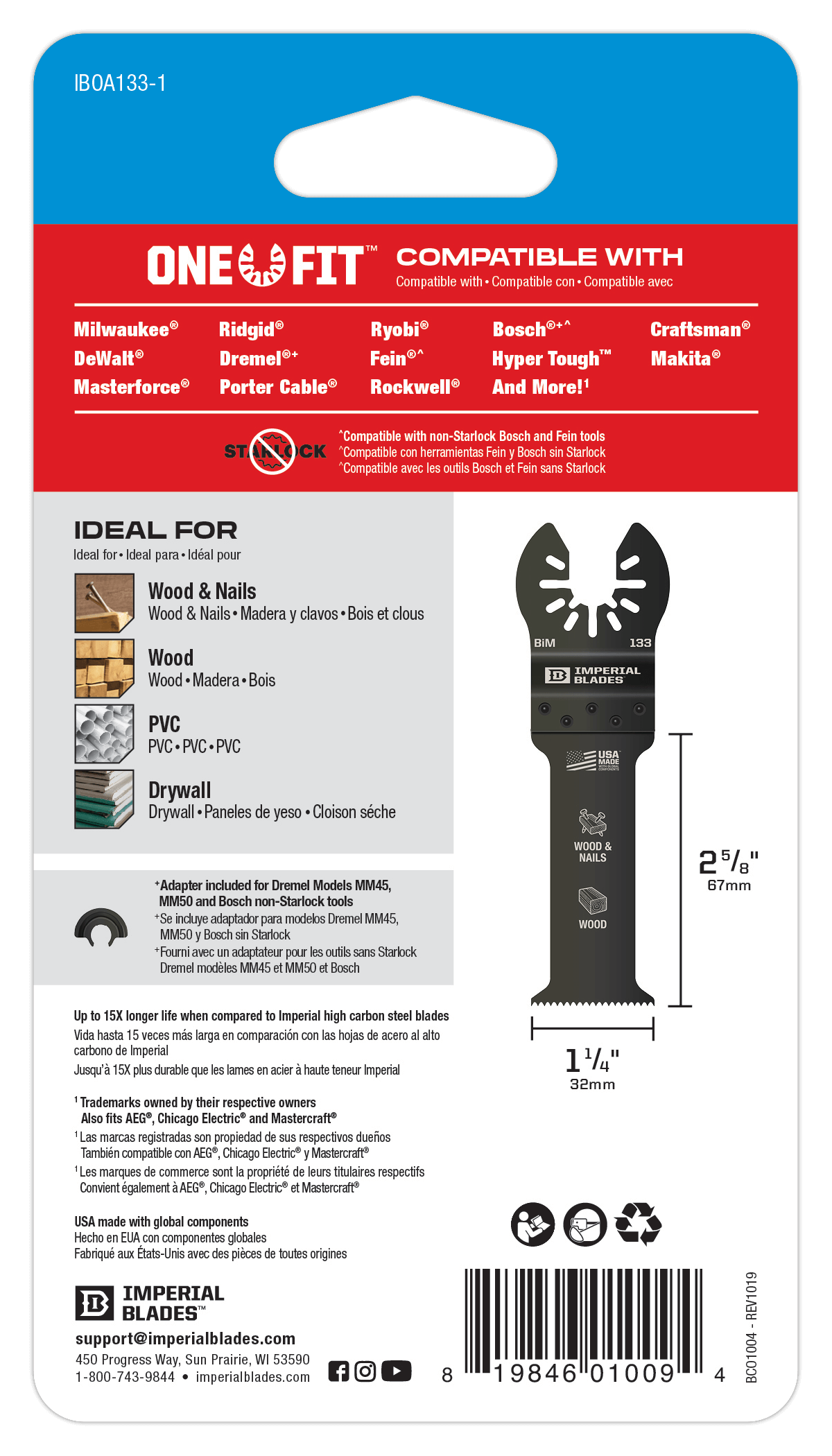 Smart Coarse Tooth Blade