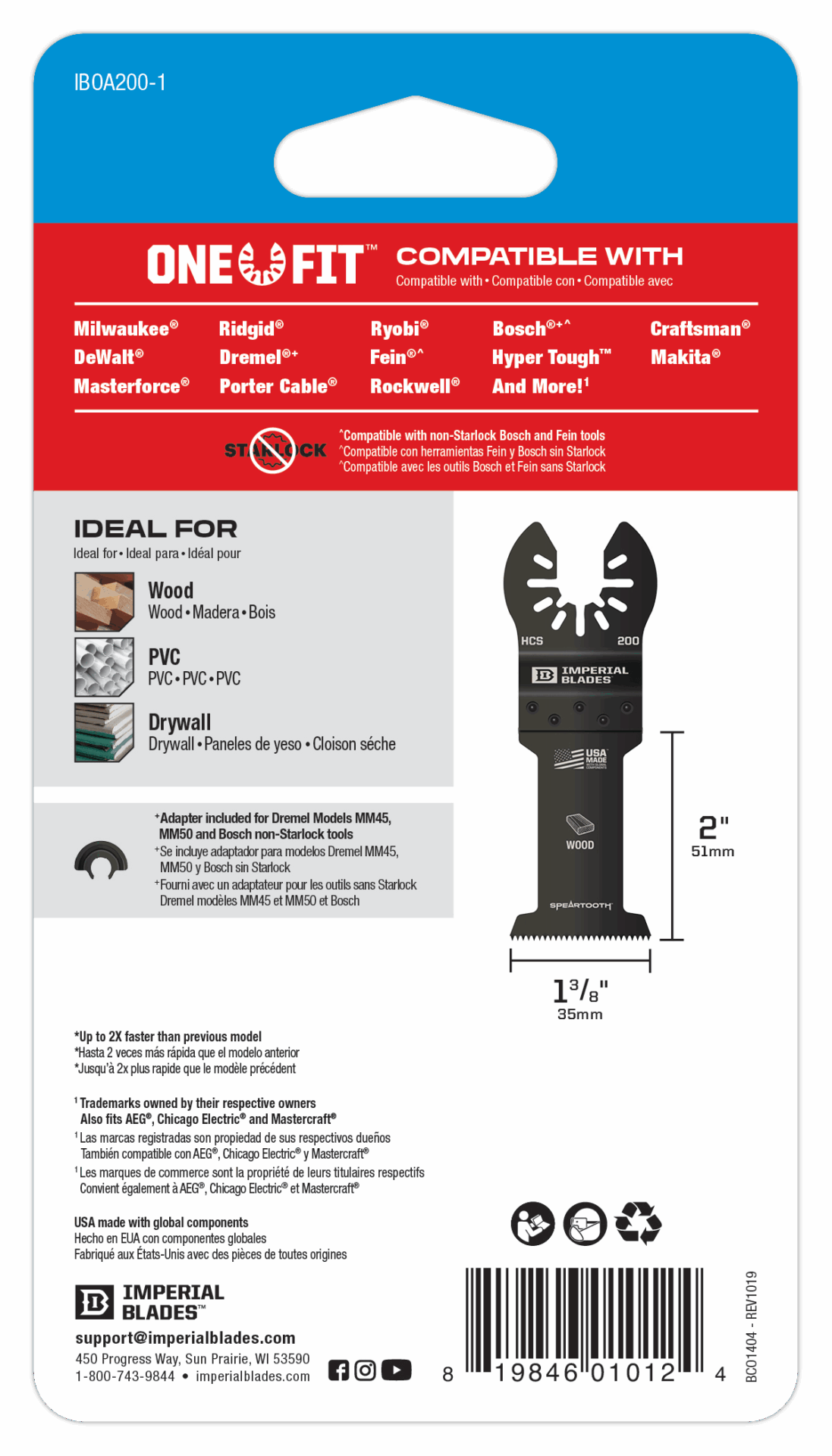 Smart Coarse Tooth Blade