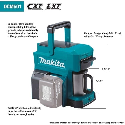 Makita 18V LXT Coffee Machine