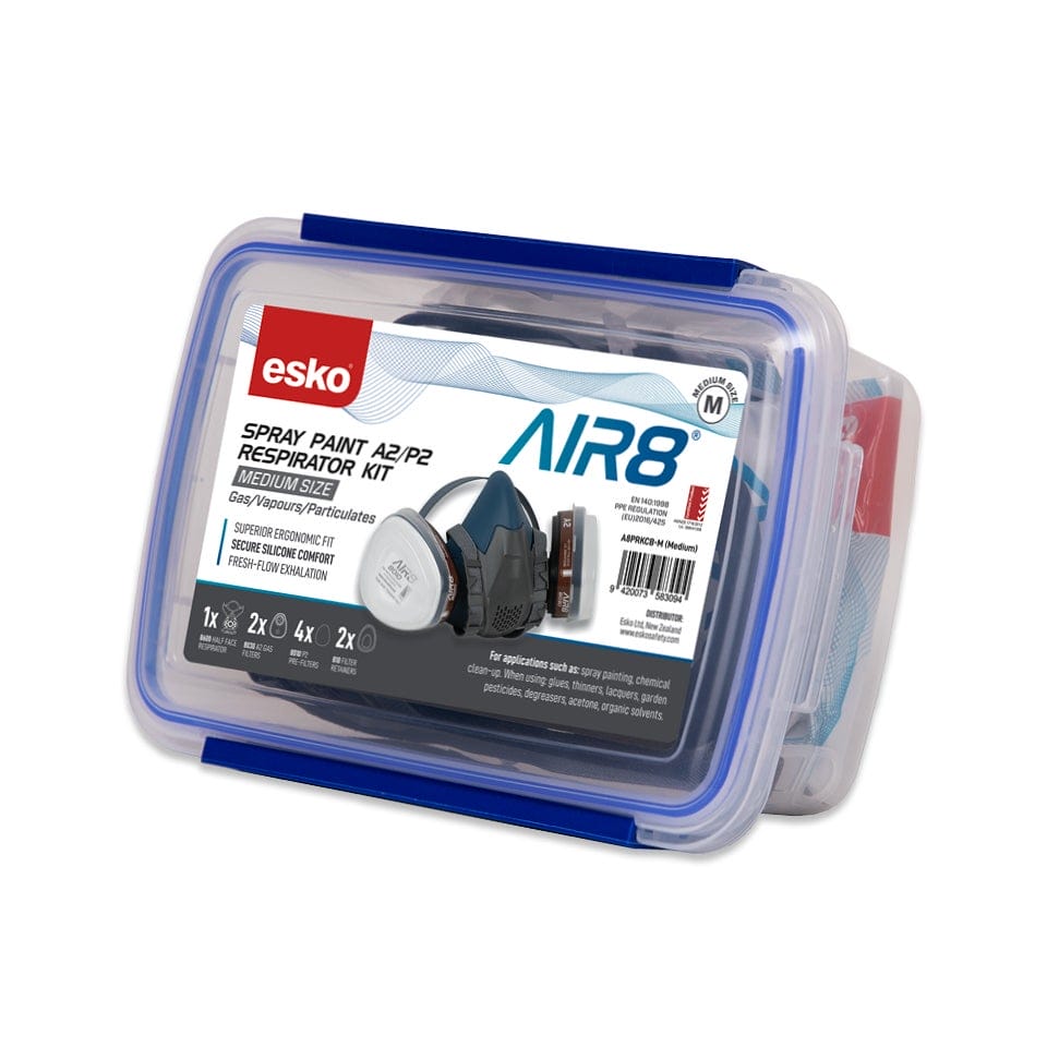 Esko AIR8 Spray Paint Clipbox Respirator Kit