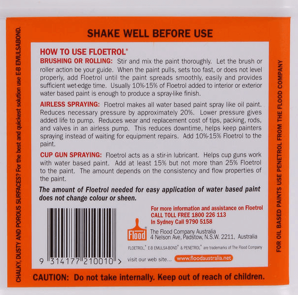 Flood Floetrol Paint Additive