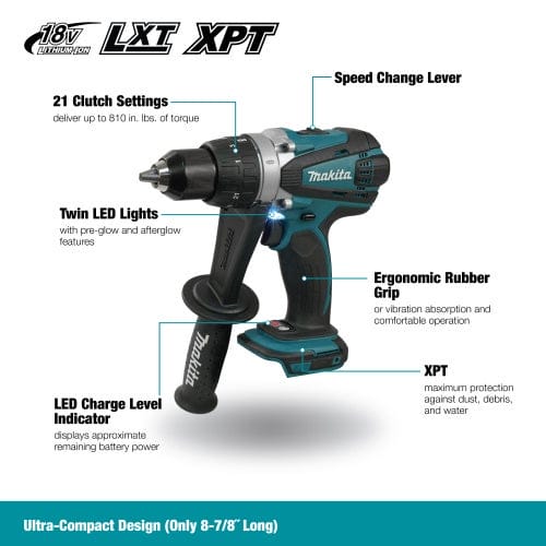 Makita DDF458Z 18V LXT 13mm Drill Driver