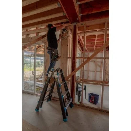 Fibreglass All-in-One Telescopic Ladder