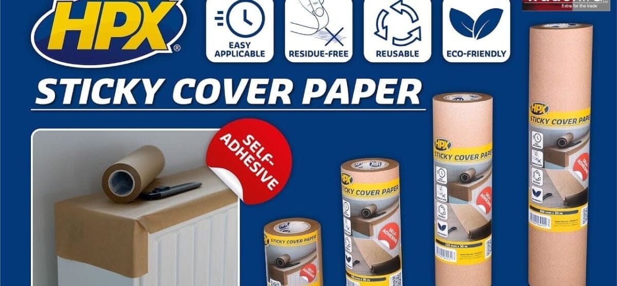 Introducing Tradextra’s Newest Sidekick: HPX Self-Adhesive Masking Paper