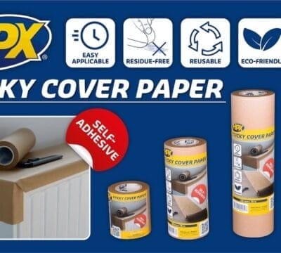 Introducing Tradextra’s Newest Sidekick: HPX Self-Adhesive Masking Paper