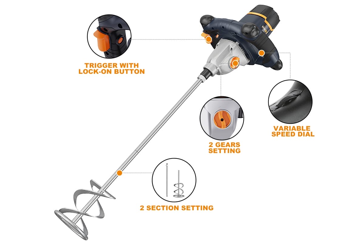 Maxxt Electric Paddle Mixer 1600W