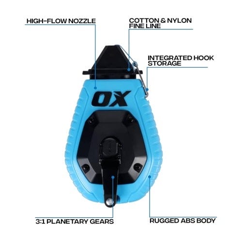 OX Trade 30m ABS Chalk Reel Value Pack