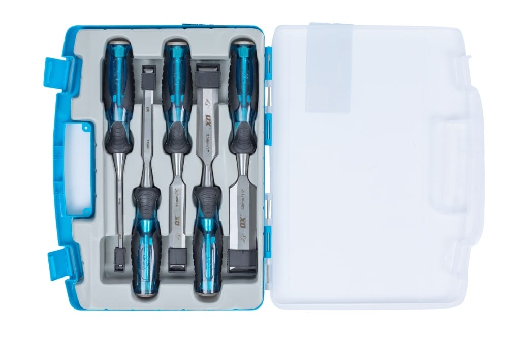 OX Pro 5 piece Wood Chisel Set