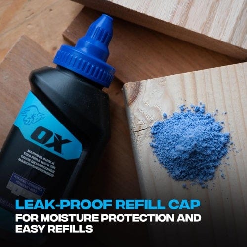 OX Pro 8 OZ Standard Blue Marking Chalk