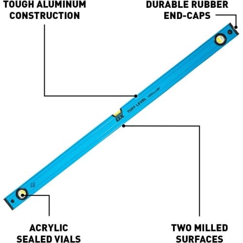 OX Pro Tuff 1200mm Spirit Level