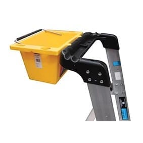 Easy Access Clip-On Tool Bucket for Platform Ladder