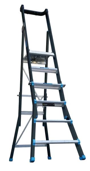 AdjustaStep Fibreglass Height Adjustable Platform Ladder