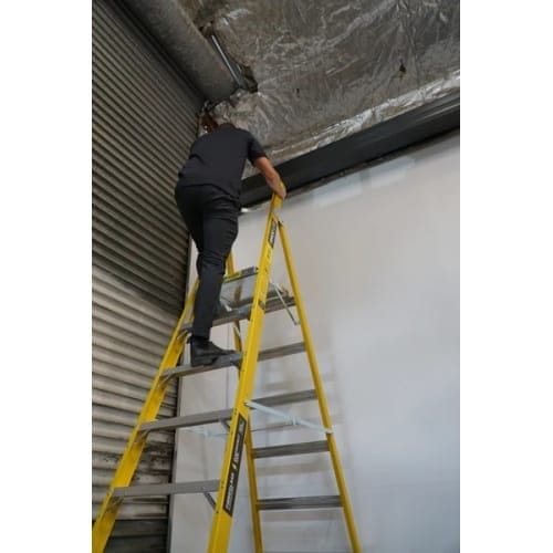 TradeLite Fibreglass Platform Ladder 150kg Rated