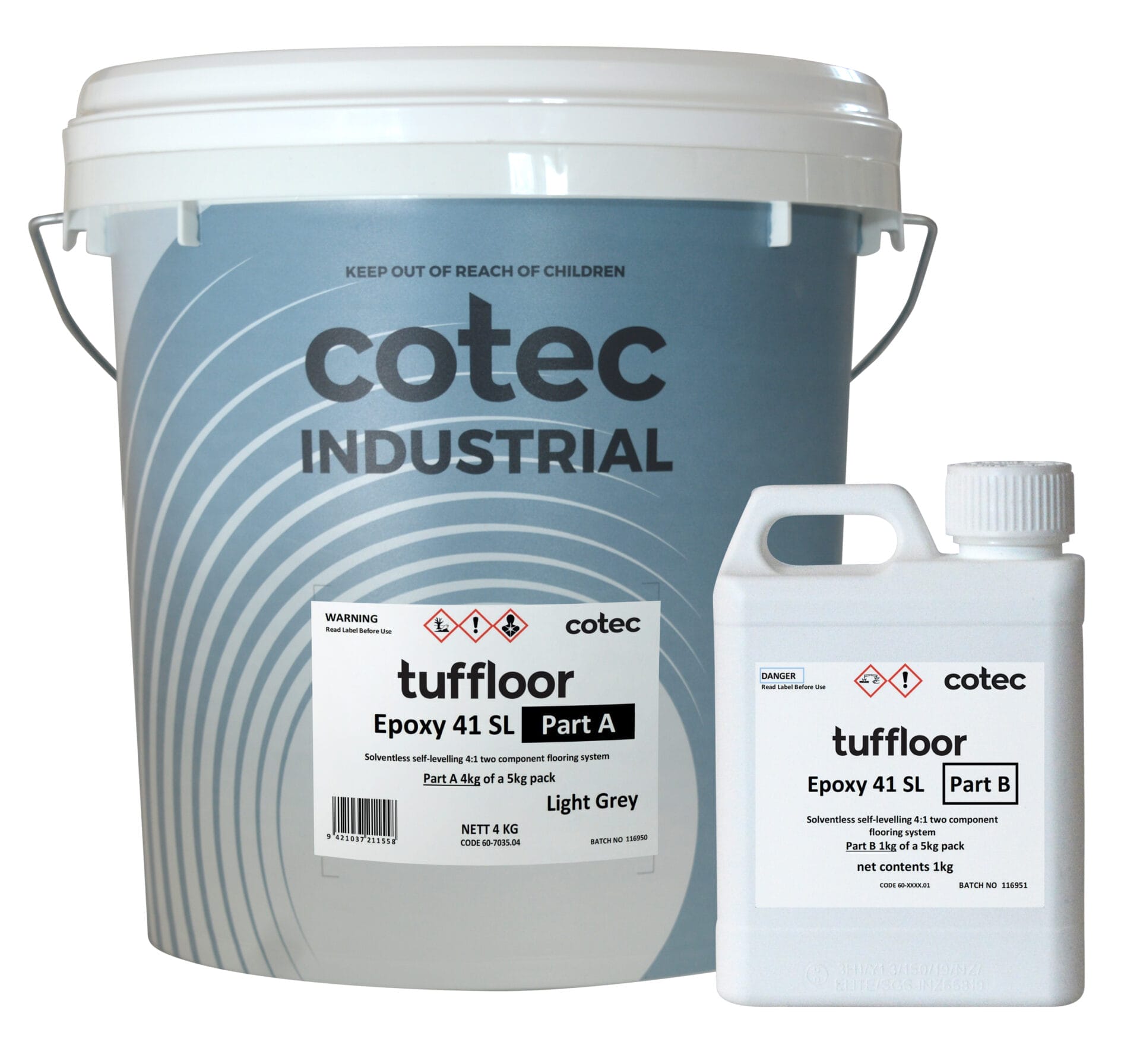 Cotec Tuffloor 41 Self-Levelling Epoxy Floor Coating