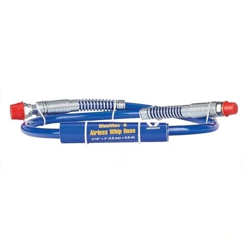 BlueMax II HP Airless Whip Hose, 6.35 mm x 0.9 m (3 ft), 276 bar