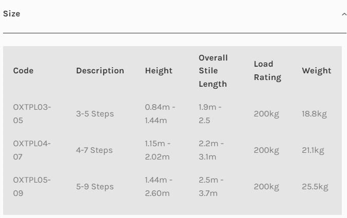 Easy Access Trade Series Telescopic Platform Ladder