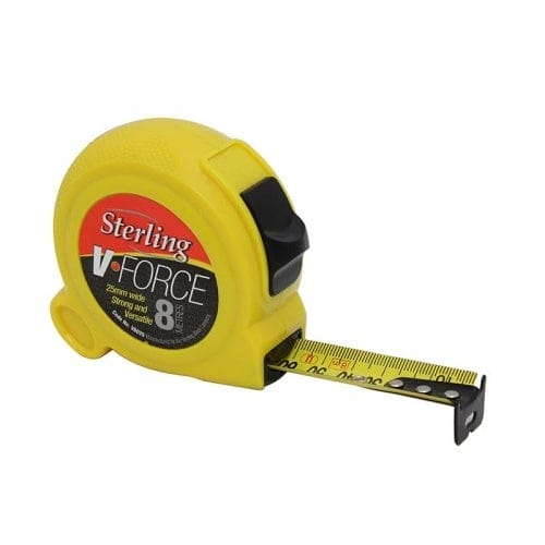 Sterling V-Force Tape Measure 8m