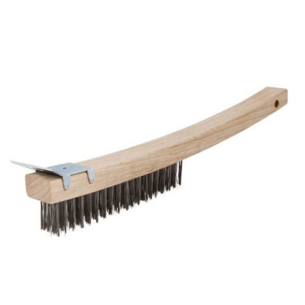 Wire Brush with Scraper